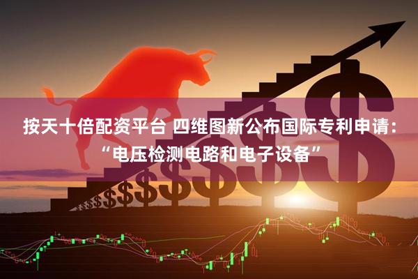 按天十倍配资平台 四维图新公布国际专利申请：“电压检测电路和电子设备”